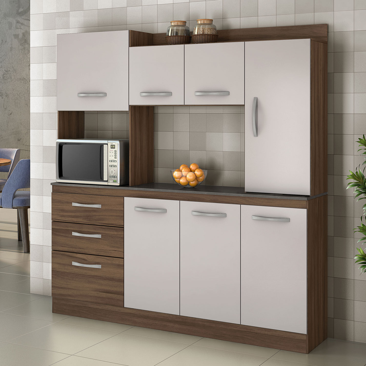 Mueble De Cocina Casaideal Tamara / 7 Puertas / 3 Cajones image number 2.0